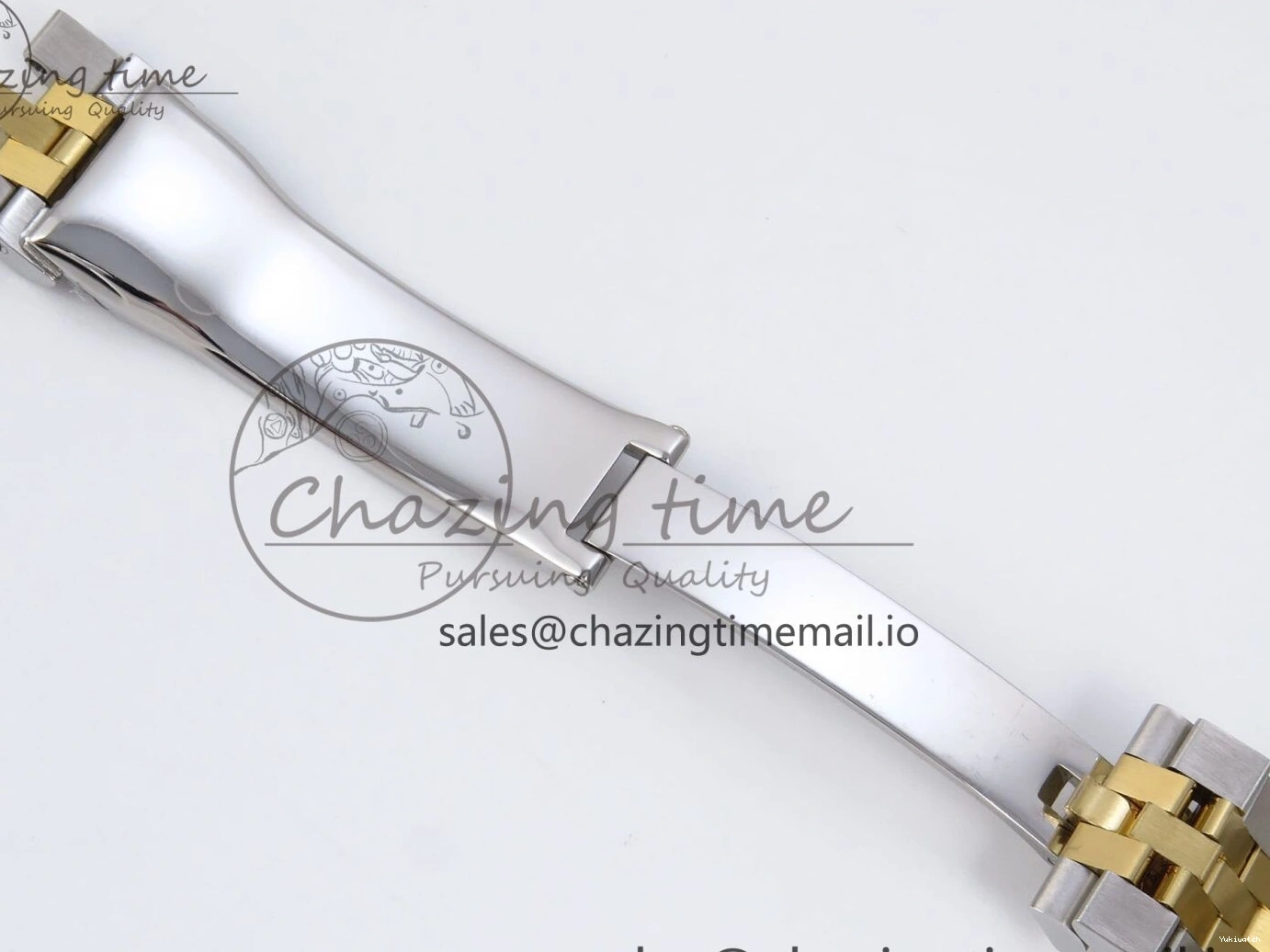 JARF 904L YG Diamonds SS Jubilee Edition Gray 278383RBR Roman 1:1 Best 31 on Steel Bracelet DateJust Dial HZ2236 0502